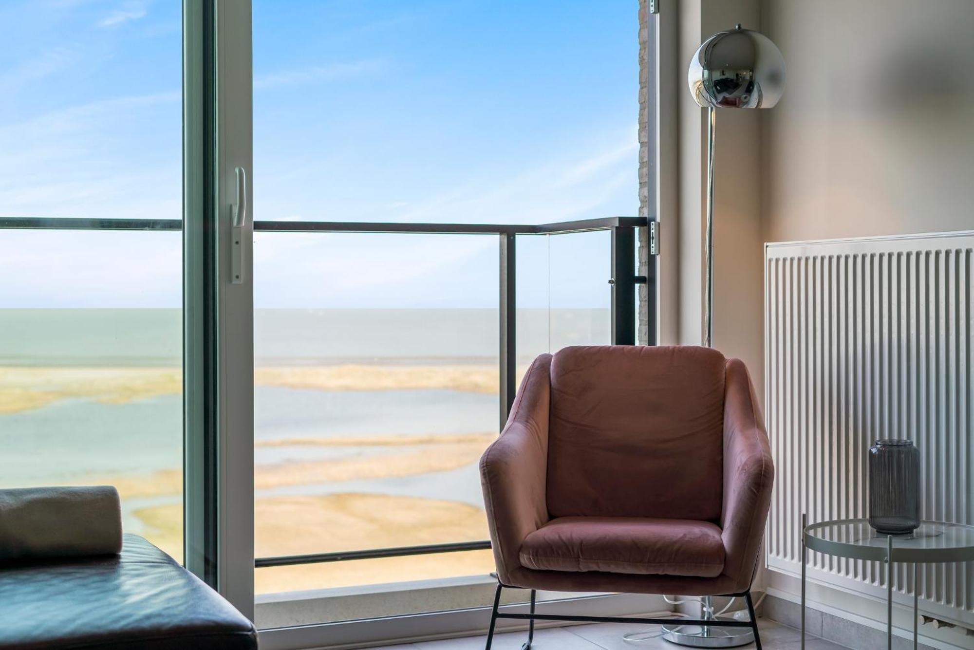 Ontspannen Aan Zee App Met Frontaal Zeezicht - 4P Knokke-Heist Eksteriør bilde